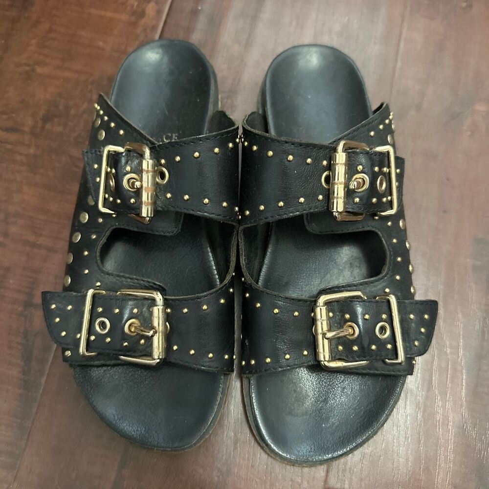 Vince Camuto Women's Black and Brown Sandals